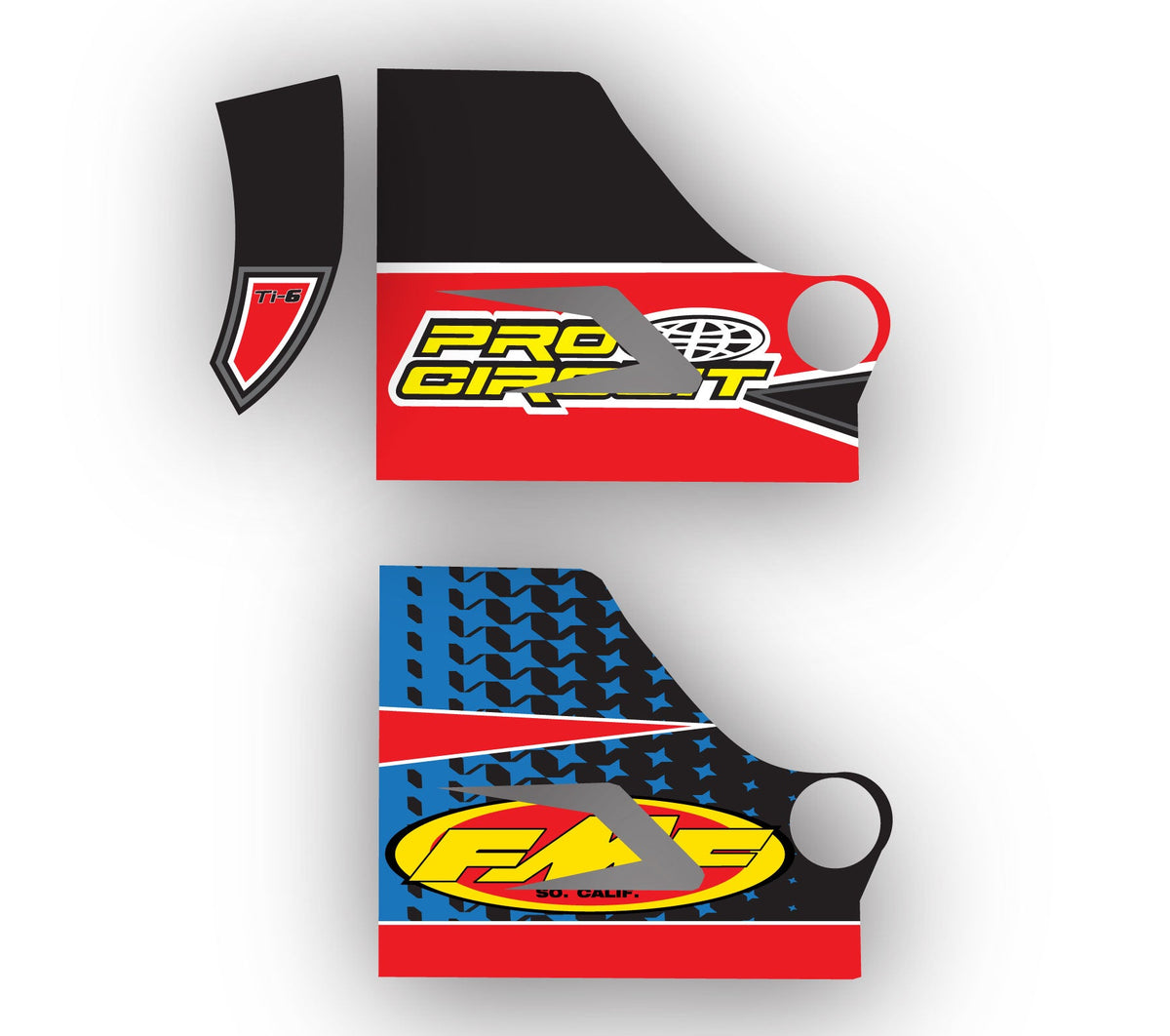 CRF110 Stock Exhaust Cover Graphics