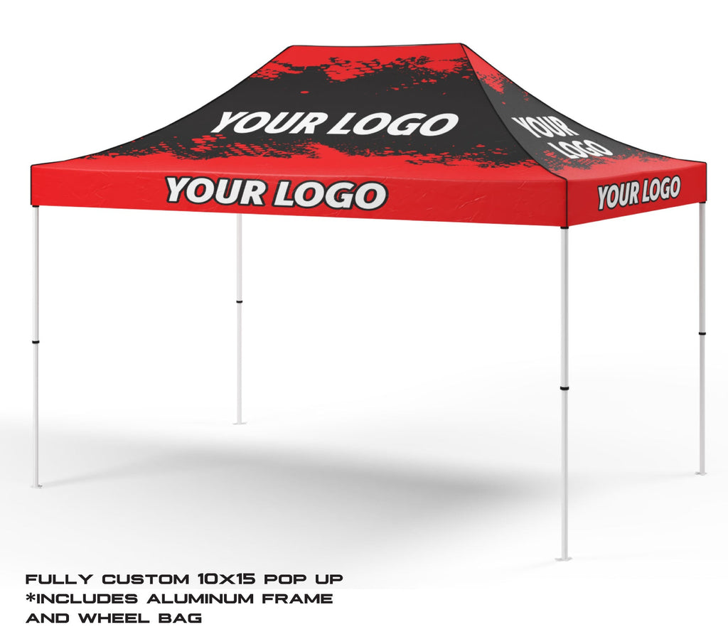 10 ft x 15 ft Custom Printed Canopy