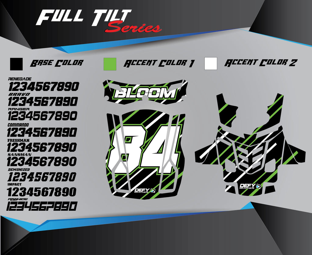 FULL TILT Chest Protector Graphics