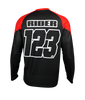 Cutout Single Color Jersey Lettering