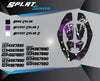 SPLAT Neck Brace Graphics
