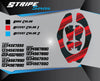 STRIPE Neck Brace Graphics