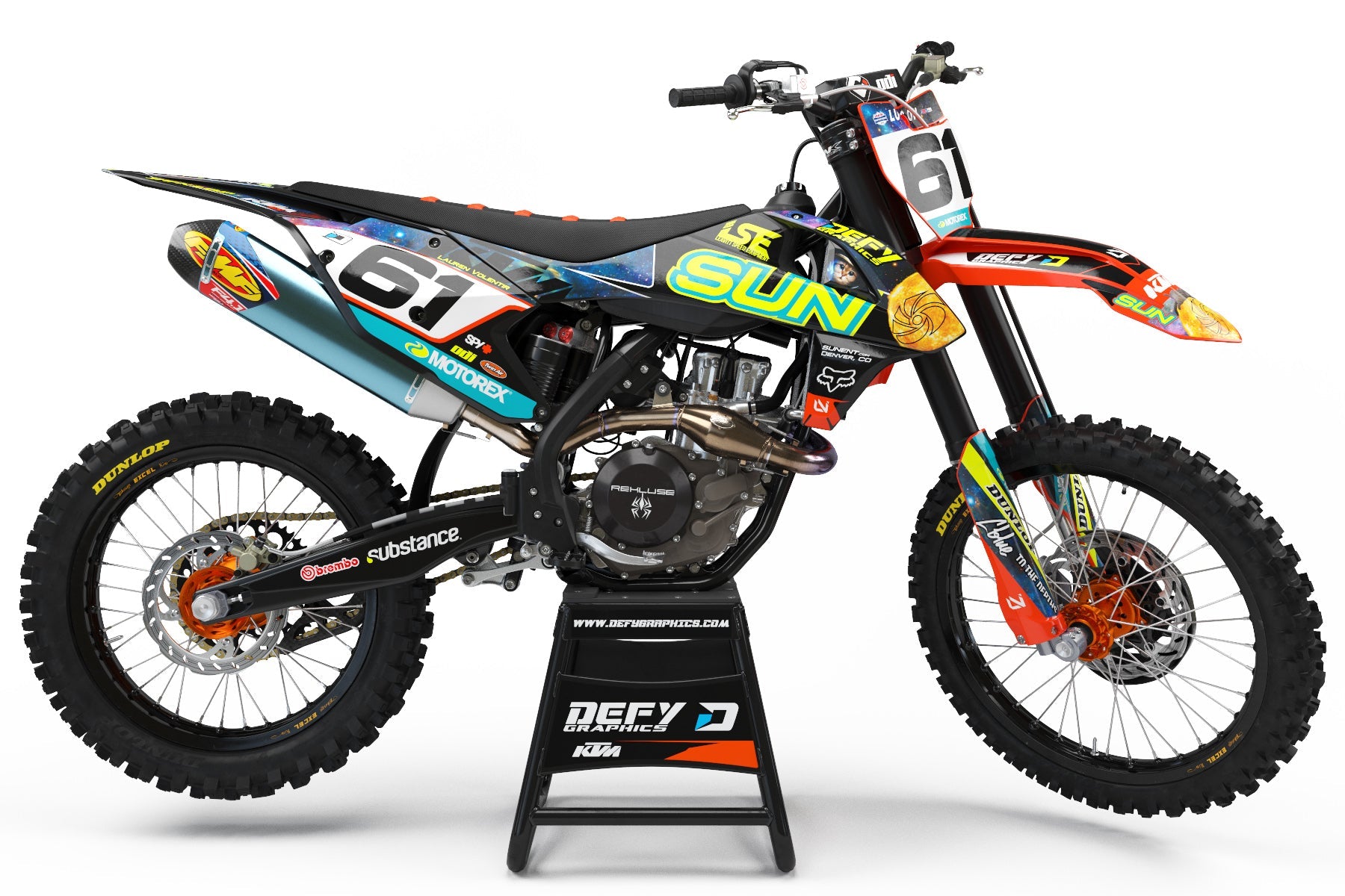 Custom Dirt Bike Graphics – Blue Groove Graphix