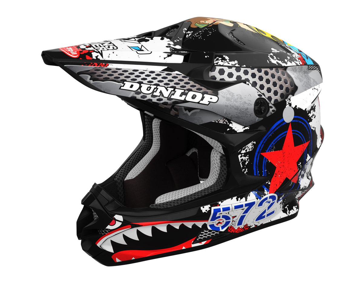 Custom Helmet Wrap – Blue Groove Graphix