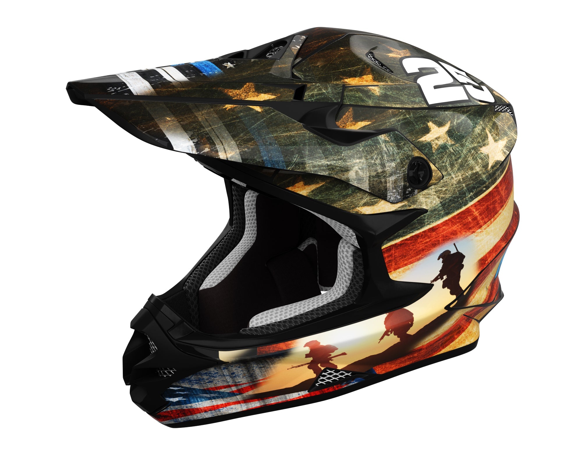 SUPPORT Series Helmet Wrap – Blue Groove Graphix
