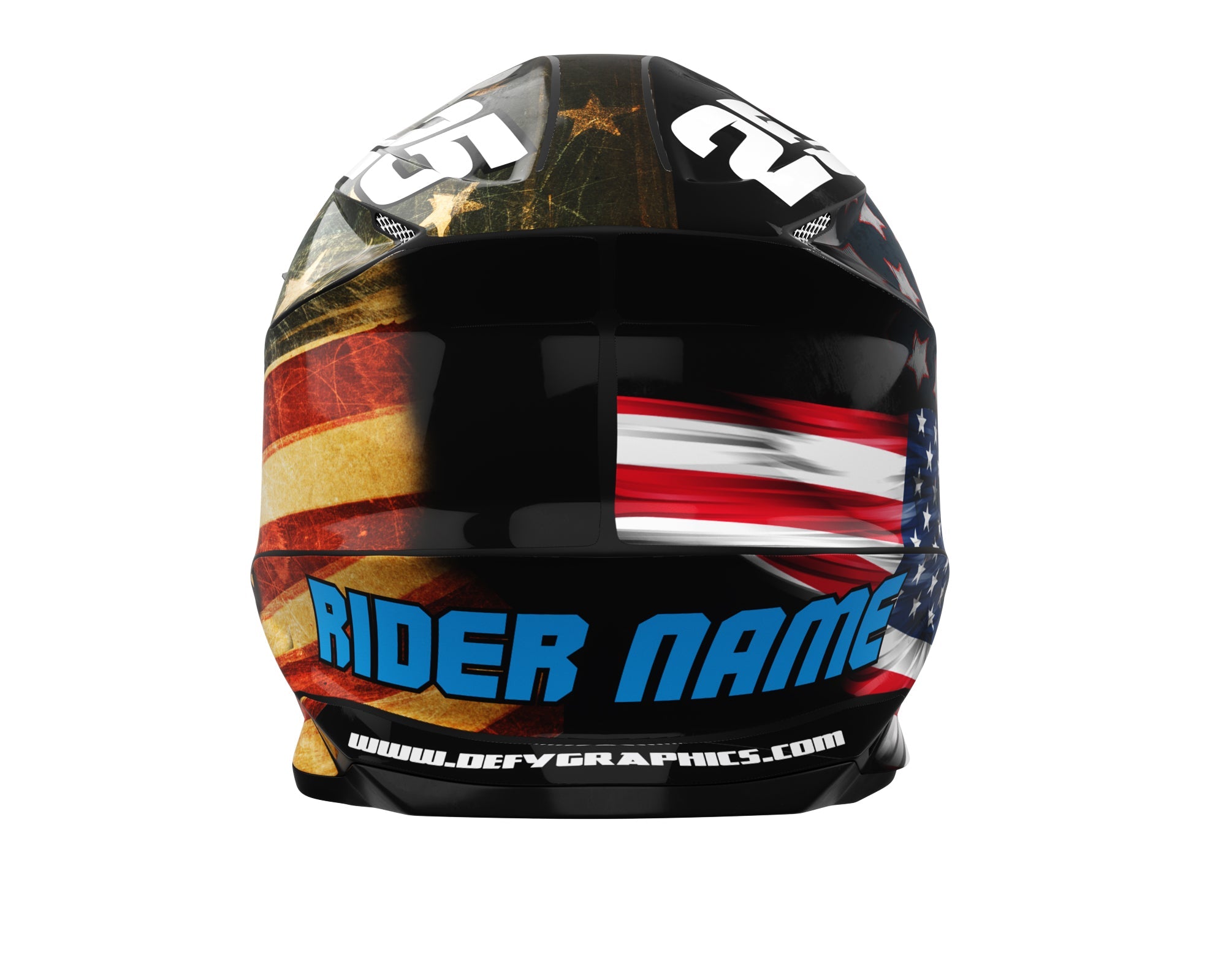 SUPPORT Series Helmet Wrap – Blue Groove Graphix